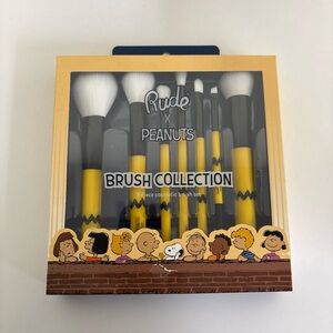RUDE Peanuts Yellow and Black Brush Set